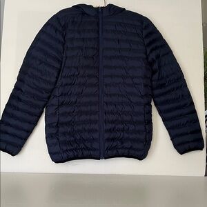 Class Club Hooded Navy Puffer Jacket Size 14-16